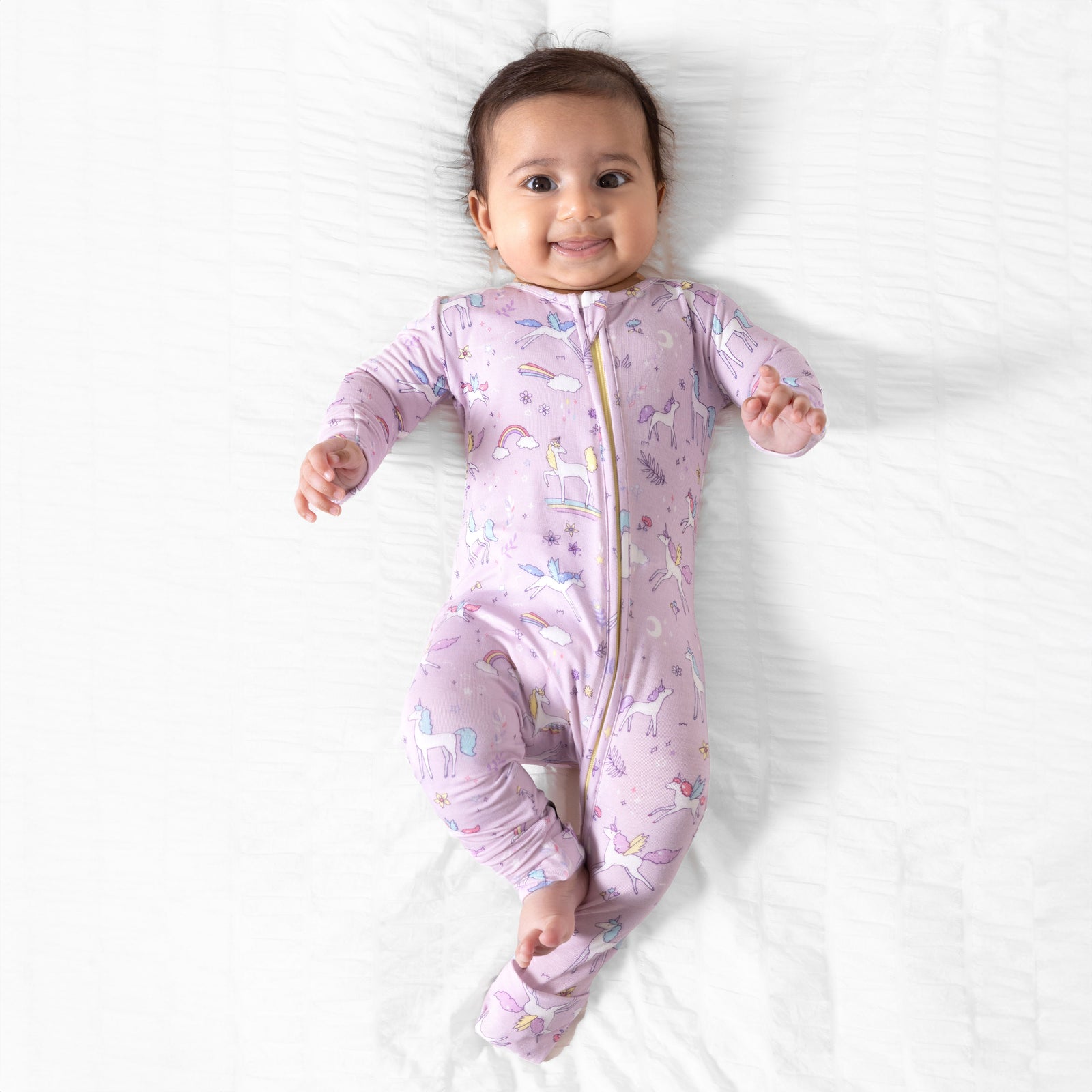 Enchanted Unicorn Bamboo Convertible Footie