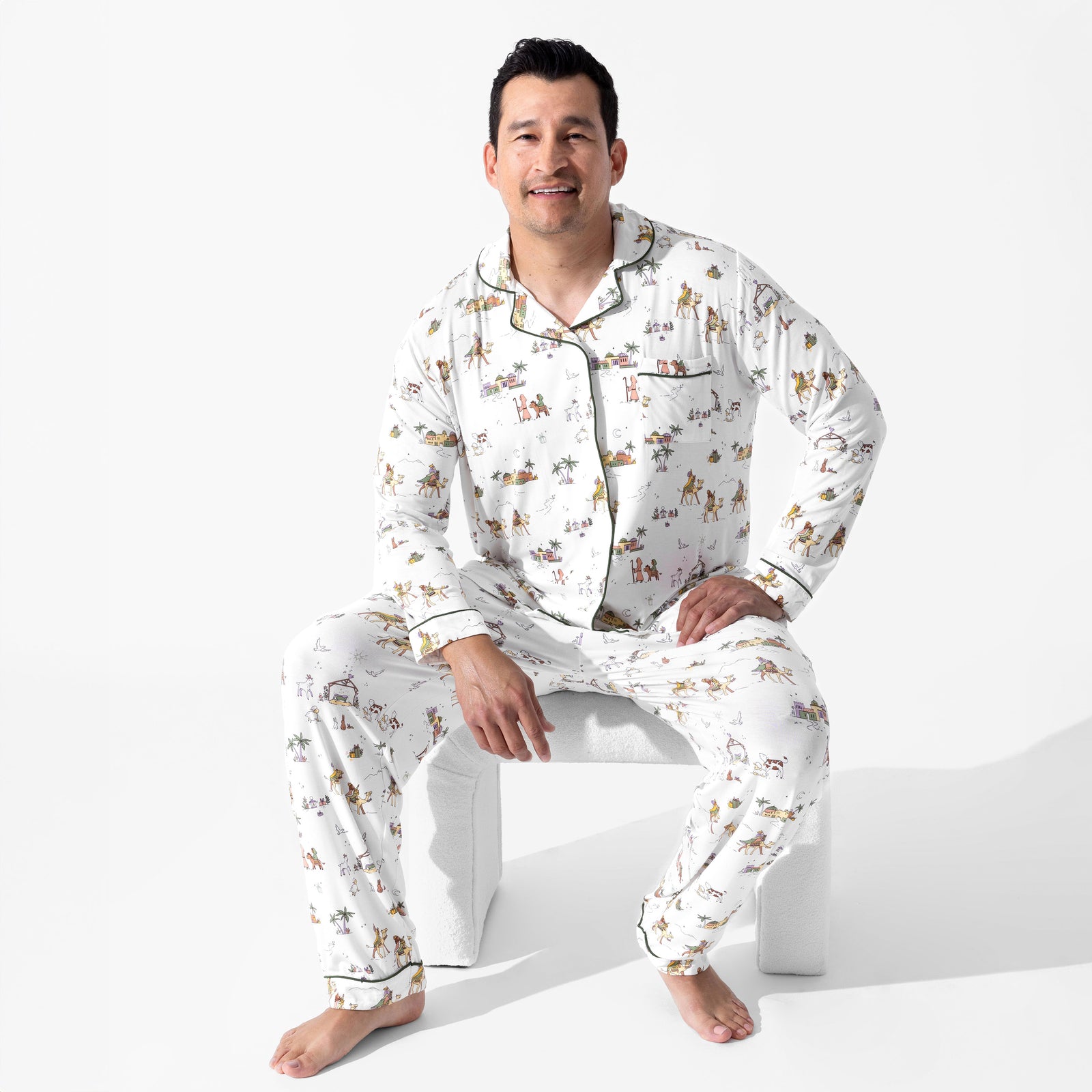 Holy Night Bamboo Men's Pajama Set