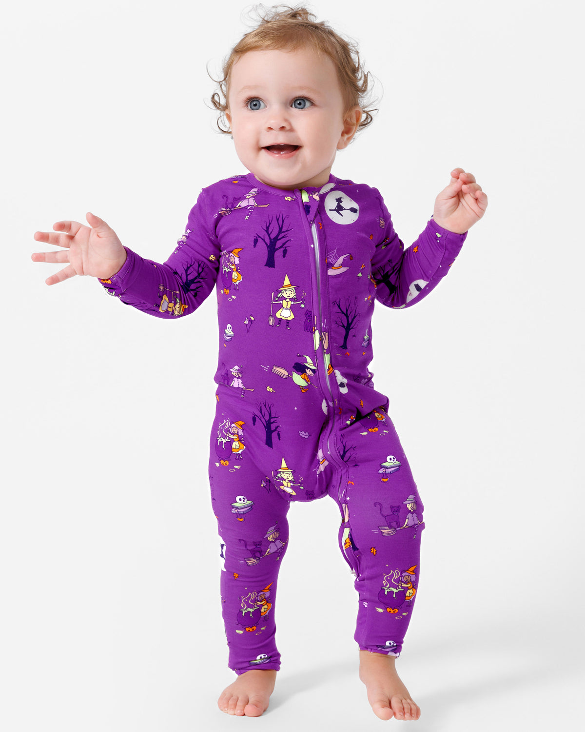 Witches Bamboo Convertible Footie