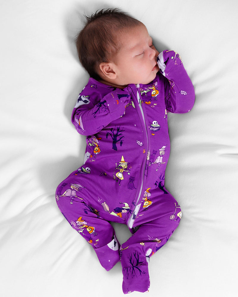 Witches Bamboo Convertible Footie
