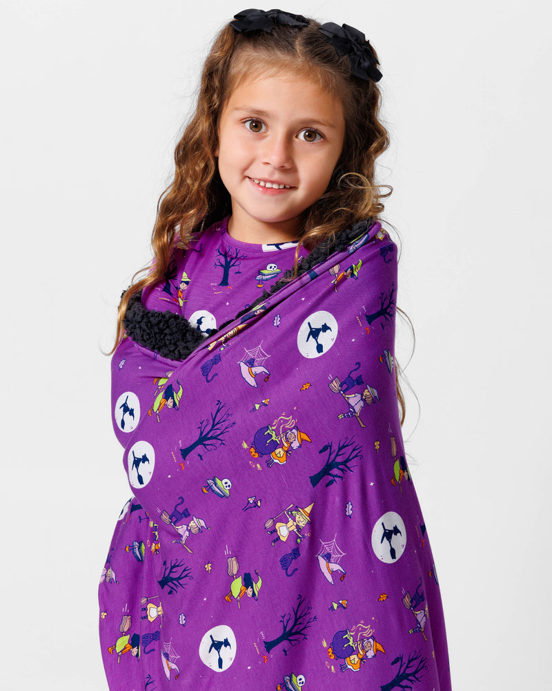 Witches Bamboo Sherpa Blanket