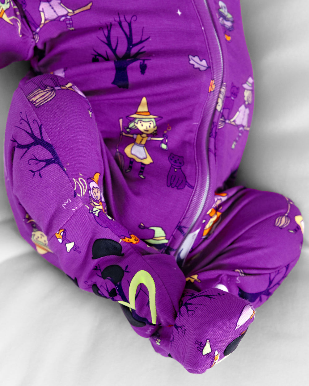 Witches Bamboo Convertible Footie
