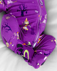Witches Bamboo Convertible Footie