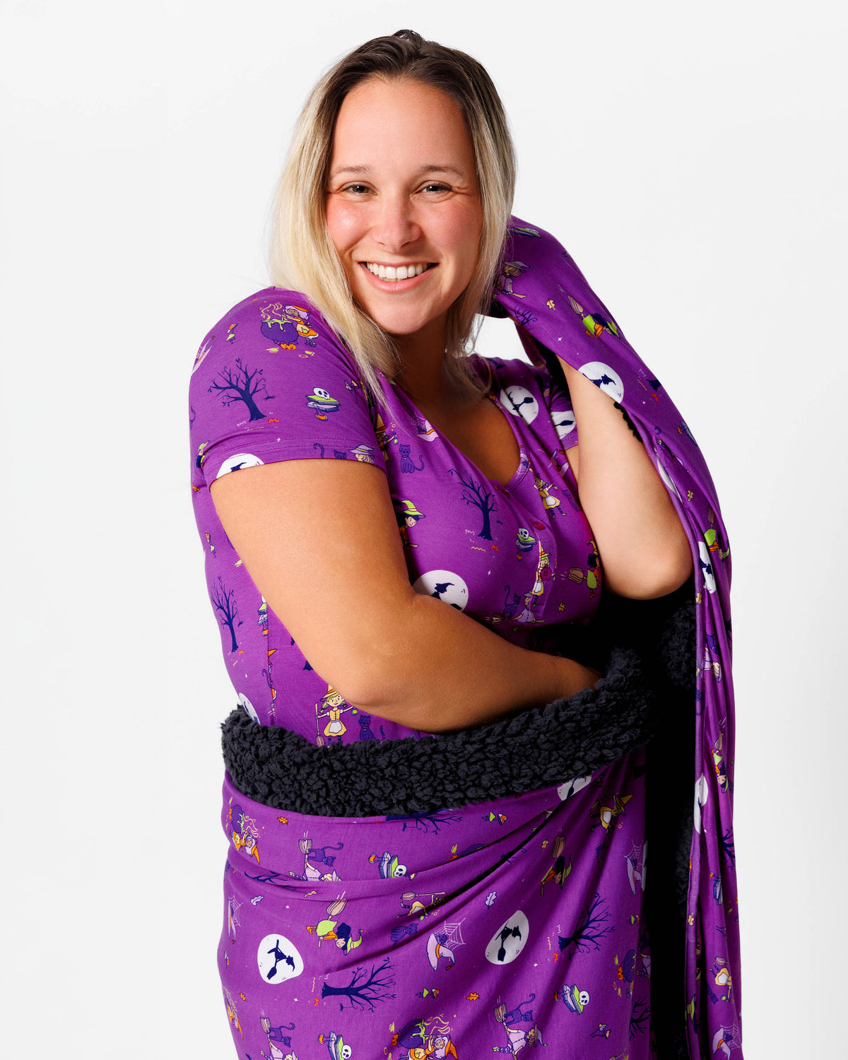 Witches Bamboo Sherpa Blanket