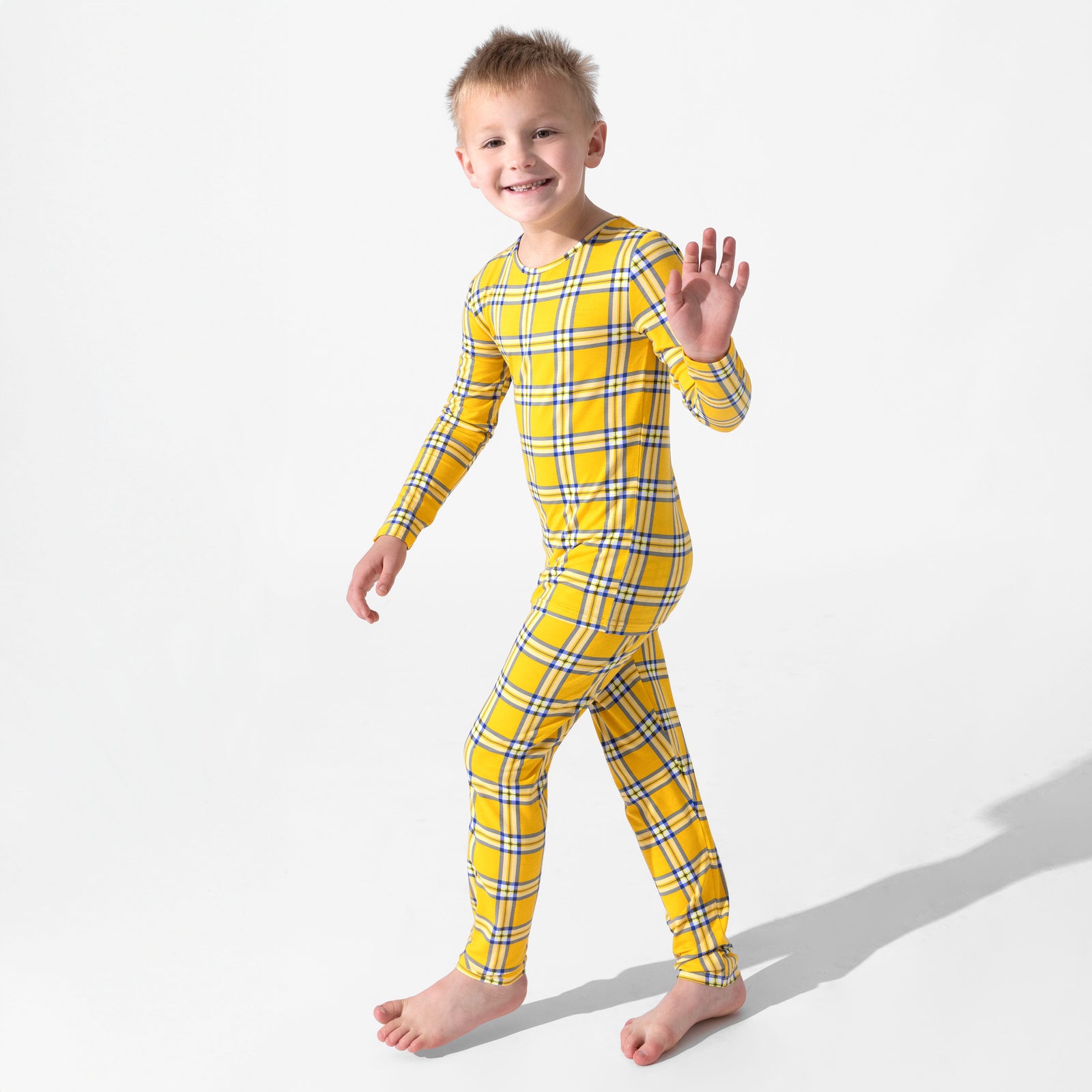 Clueless Total Betty Plaid Bamboo Kids Pajamas