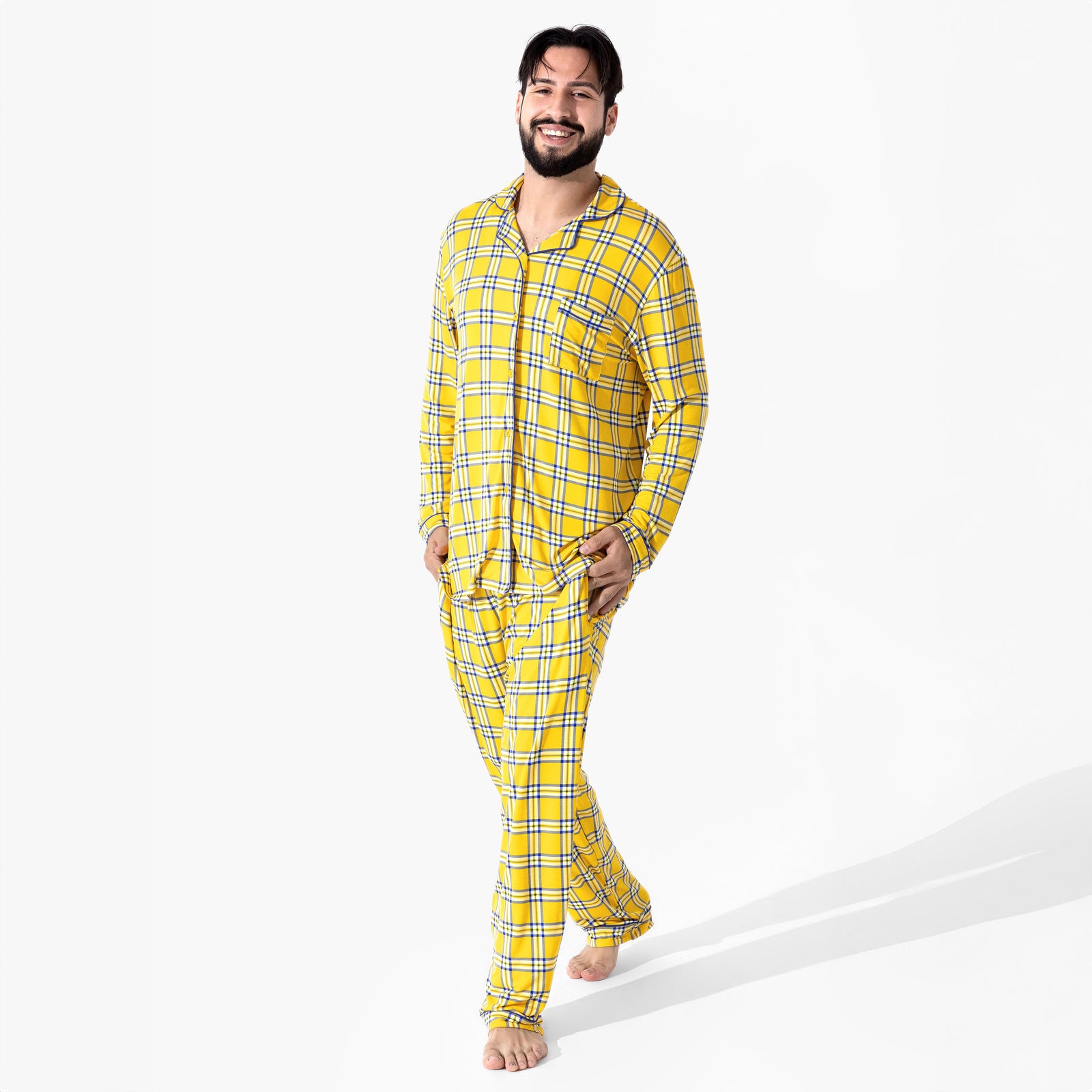 Clueless Total Betty Plaid Bamboo Men's Pajama Set