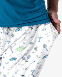 Tennis Bamboo Men's Pajama Set