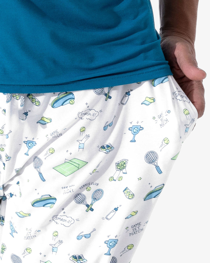 Tennis Bamboo Men's Pajama Set