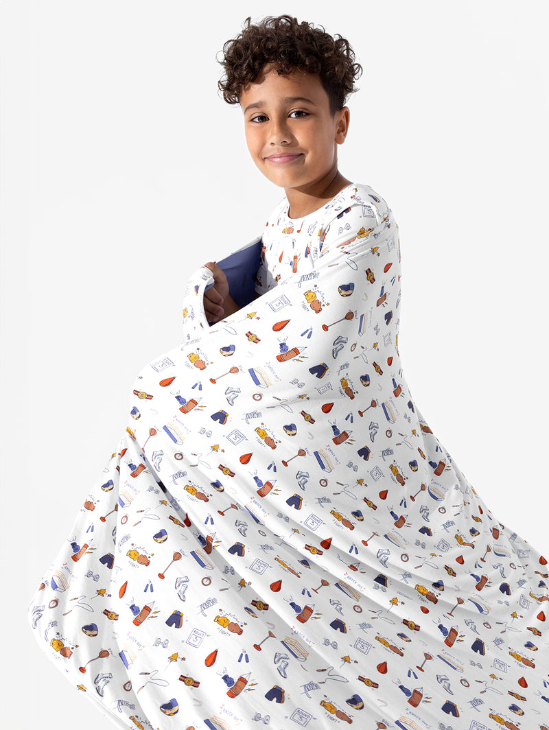 Boxing Bamboo Blanket