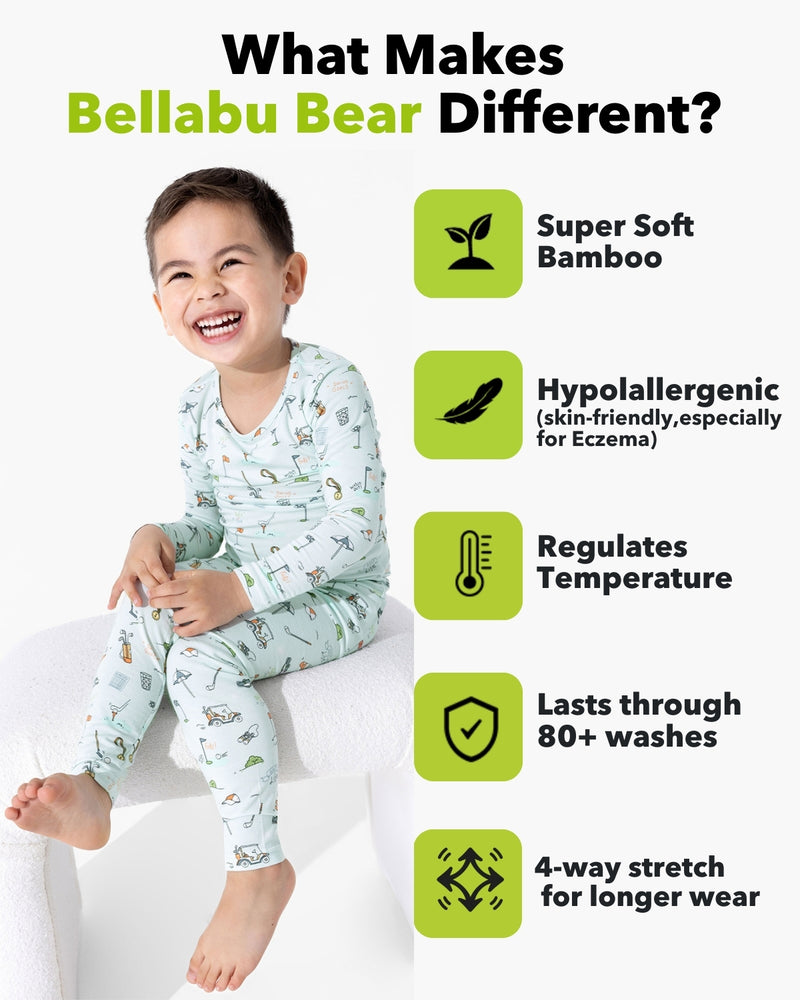 Golf Bamboo Kids Pajamas