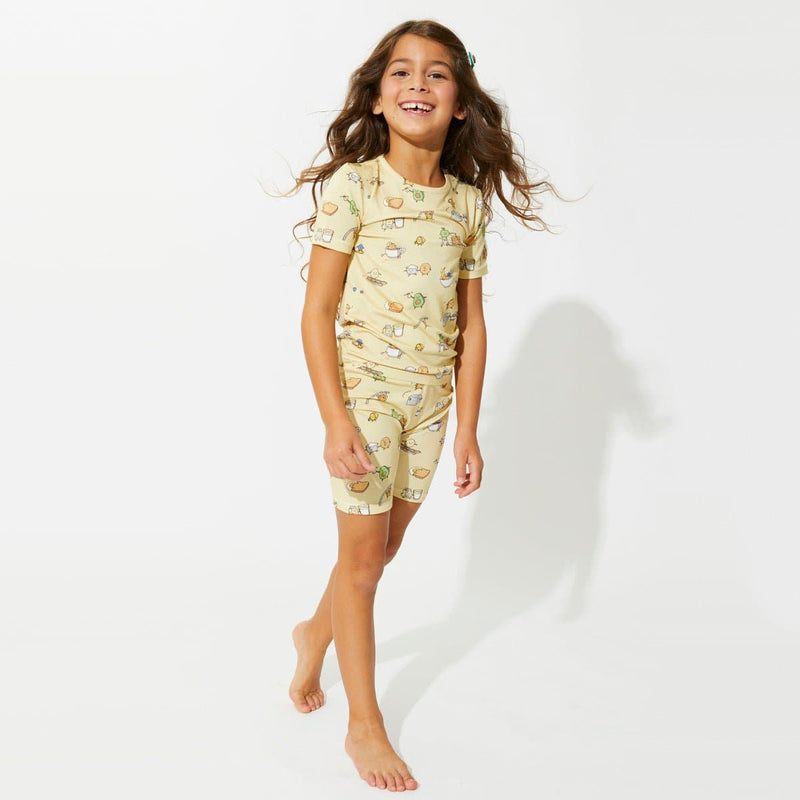 Bamboo Kids Short Sets, Baby Pajamas, Toddler Pajamas, Baby Romper, Bamboo Sleepers, Kids Pajamas, Animal Print Pajamas, Bamboo Baby Sleepwear, Hypoallergenic Baby Pajamas, Comfortable Bamboo Pajamas, Bamboo Baby Pajamas, Little Sleepies Pjs, Infant Pajamas, Summer Kids Pajamas, Kids Two Piece Pajamas, Kids Pajama Set, Cute Print Kids Pajama, Kids Pjs, Bamboo Kids Pjs, Kids Yellow Pajamas
