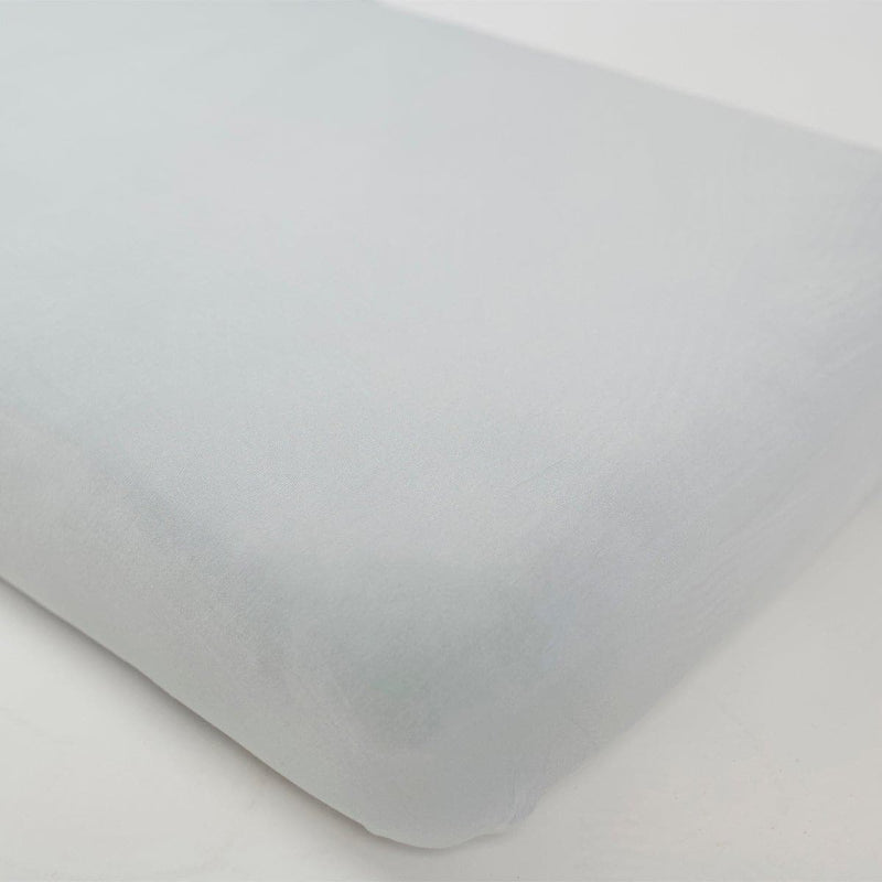 Cloud Grey Bamboo Crib Sheet