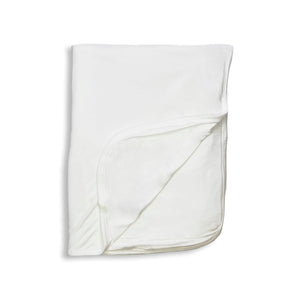 Milk White Bamboo Blanket