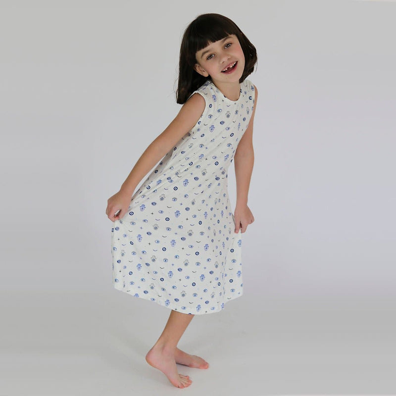 The Eye Bamboo Girls' Sleeveless Dress