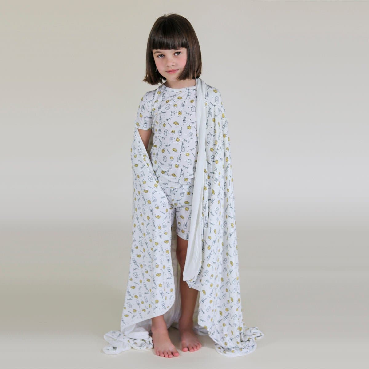 Milk & Cookies Original Bamboo Kids Pajama Short Set